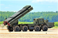 Pháo phản lực tầm xa Tornado-S bội phần đáng sợ khi được 'robot hóa'