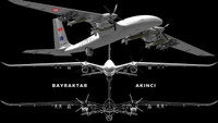 Quân đội Ukraine tấn công Donbass bằng UAV Akinci mạnh vượt trội Bayraktar TB2