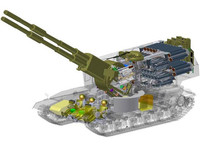 [ẢNH] Nga 'hồi sinh' dự án pháo tự hành nòng đôi có tốc độ bắn siêu tưởng