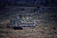 Xe chiến đấu bộ binh BMP-1LB kỳ lạ của Ukraine