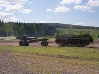 Xe hỏa lực độc đáo của Nga khi kết hợp ATS-59G với pháo 2M-3