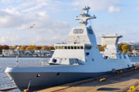 [ẢNH] Israel nhận thêm tàu tên lửa tàng hình 2.000 tấn mạnh nhất thế giới