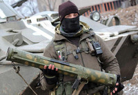 [ẢNH] Ly khai miền Đông lần đầu dùng vũ khí nhiệt áp tấn công quân đội Ukraine?