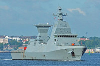 [ẢNH] Israel nhận thêm tàu tên lửa tàng hình 2.000 tấn mạnh nhất thế giới