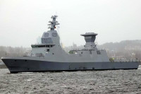 [ẢNH] Israel nhận thêm tàu tên lửa tàng hình 2.000 tấn mạnh nhất thế giới