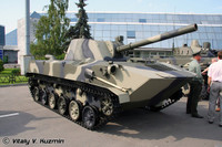 Súng cối Nona-S lắp trên thiết giáp MT-LB- Vũ khí 'lai' độc đáo của Nga quay lại chiến trường