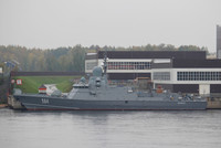 [ẢNH] Nga biên chế tàu tên lửa tàng hình đầu tiên trang bị Pantsir-M