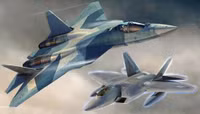 [ẢNH] Chuyên gia Anh chỉ rõ vì sao Su-57 Nga thua xa F-22 Mỹ về khả năng tàng hình
