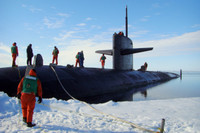 [ẢNH] Nga không thể phát hiện tàu ngầm Mỹ đi dọc ‘Tuyến đường biển phương Bắc’?