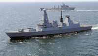 [ẢNH] Khu trục hạm Daring vô hiệu hóa toàn bộ tên lửa siêu thanh Nga tại Crimea?