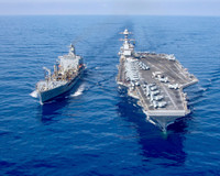 Tàu sân bay Mỹ ngoài khơi Yemen là tín hiệu báo trước cuộc tấn công lực lượng Houthi?