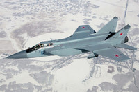 Tiêm kích MiG-31 của Hạm đội phương Bắc thực hiện nhiệm vụ đặc biệt trên tầng bình lưu