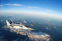 Tiêm kích MiG-31 của Hạm đội phương Bắc thực hiện nhiệm vụ đặc biệt trên tầng bình lưu
