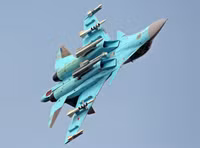 [ẢNH] Su-34 Nga bị rơi sau khi chặn hai máy bay ném bom Mỹ?