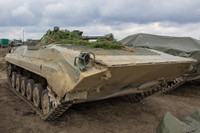 [ẢNH] Ukraine hoán cải pháo tự hành 2S1 Gvozdika thành xe chiến đấu bộ binh