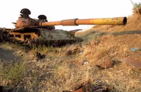 [ẢNH] ‘Kỷ nguyên lỗi thời’ của xe tăng đã đến do sự truy sát của máy bay không người lái?