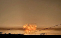 Cột lửa khổng lồ bùng lên từ trạm trung chuyển khí đốt Sudzha do bị tấn công