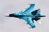 Oanh tạc cơ Su-34 hư hỏng nặng sau cú hạ cánh bất thành