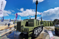 Pháo tự hành robot hóa đặc biệt ra mắt tại Diễn đàn Army 2024