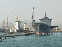 Iran hoàn thành chế tạo tàu sân bay Shahid Bagheri từ tàu container