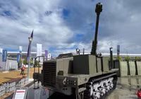 Pháo tự hành robot hóa đặc biệt ra mắt tại Diễn đàn Army 2024