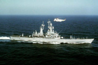 [ẢNH] Kinh ngạc sức mạnh tuần dương hạm hạt nhân của Hải quân Mỹ