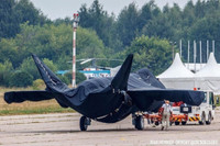 [ẢNH] Người Mỹ nói gì khi chứng kiến tiêm kích tàng hình bí ẩn của Nga?