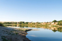 [ẢNH] Nga đối diện thảm họa thiếu nước nghiêm trọng hơn Crimea khi sông Don cạn kiệt