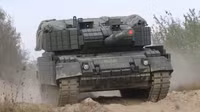 Xe tăng Leopard 1A5 nâng cấp chịu được cuộc tấn công của hàng loạt FPV Nga