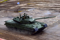 [ẢNH] T-80BVM ‘trình diễn thảm họa’ tại Army-2020 khi tên lửa không thể bắn trúng mục tiêu