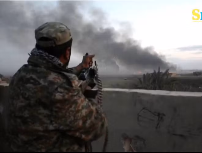Binh sĩ SDF tấn công thị trấn Baghouz - căn cứ cuối cùng IS thuộc miền đông Syria
