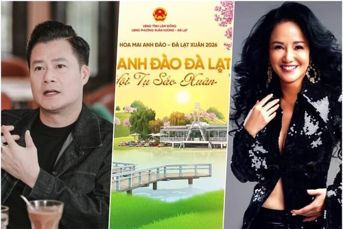 Diva Hồng Nhung, Quang Dũng tham gia Lễ hội hoa Mai Anh Đào 