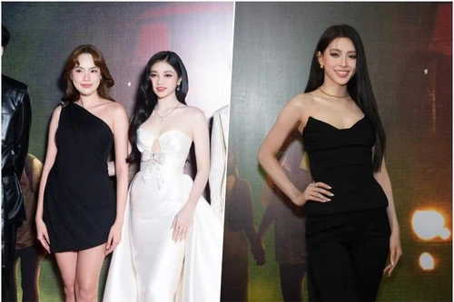 Tiểu Vy, Lê Hoàng Phương chúc mừng vai diễn đầu tiên của Á hậu Minh Kiên