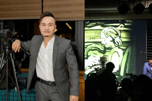 Nghệ sĩ, họa sĩ kỷ lục gia Nguyễn Tiến - 15 năm theo đuổi nghệ thuật vẽ tranh trình diễn