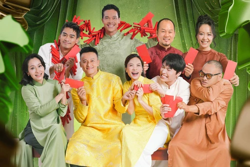 Mỹ Tâm, Mai Tài Phến cùng dàn diễn viên "Tài" đón Tết linh đình 