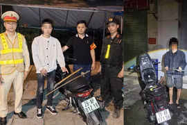 Lực lượng 141 liên tiếp phát hiện các thanh - thiếu niên tàng trữ hung khí