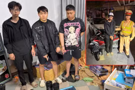 Tuần tra đêm, tổ công tác 141 phát hiện thanh niên vận chuyển "khí cười" giao cho khách