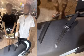 Mang dao “phòng thân”, thiếu niên bị lực lượng 141 phát hiện