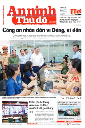 Báo An ninh Thủ đô số 7692, ngày 29/09/2025