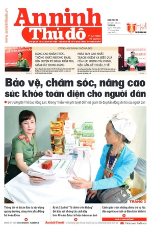 Báo An ninh Thủ đô số 7681, ngày 18/09/2025