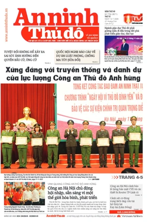 Báo An ninh Thủ đô số 7736, ngày 12/11/2025