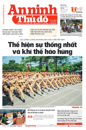 Báo An ninh Thủ đô số 7620, ngày 14/07/2025