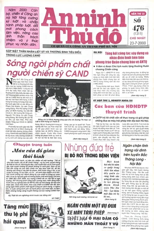Báo An ninh Thủ đô số 01311, ngày 23/07/2000