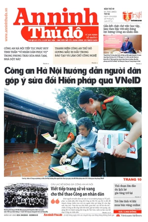 Báo An ninh Thủ đô số 7565, ngày 20/05/2025