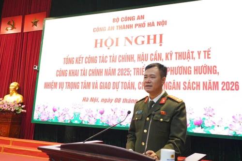 Đổi mới tư duy, bảo đảm nguồn lực cho sức mạnh Công an Thủ đô