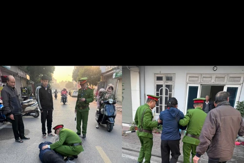 Công an phường Phúc Lợi kịp thời sơ cứu người dân bị rối loạn tiền đình