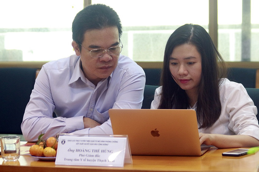 Giao lưu trực tuyến "Hiệu quả từ mô hình phòng chống sốt xuất huyết dựa vào cộng đồng" ảnh 40