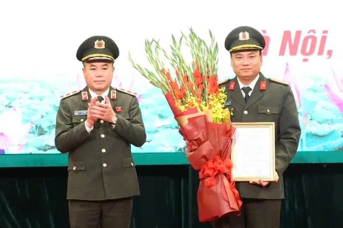 Đại tá Nguyễn Tiến Đạt được bổ nhiệm là Thủ trưởng Cơ quan An ninh điều tra Công an thành phố Hà Nội 