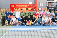 Sôi động giải pickleball Cụm thi đua số 5 CATP Hà Nội