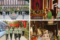 Đoàn công tác CATP Hà Nội sinh hoạt chính trị tại 2 khu di tích đặc biệt